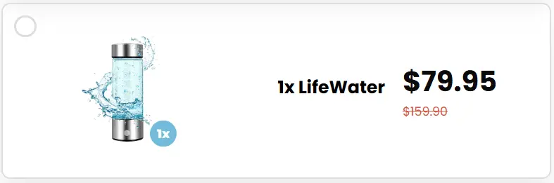 LifeWater Hydrogen Bottle 14